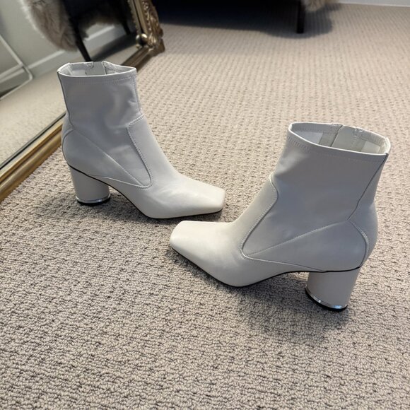 NEVER WORN Franco Sarto Pisa Mid Heel Bootie 8.5M - Picture 5 of 10